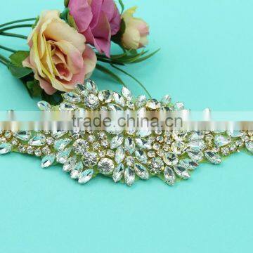 HC-0163 Sequin Crystal Bead Applique for Party Dress Quality Choice photo-3