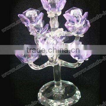 crystal flowers crystal lotus flower with chinese style