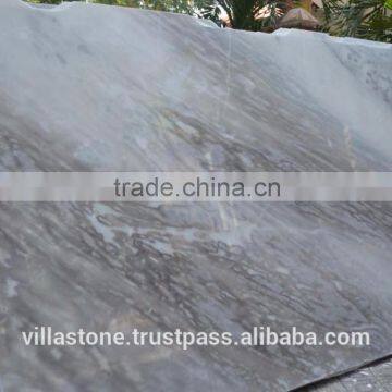 White cloudy marble slabs