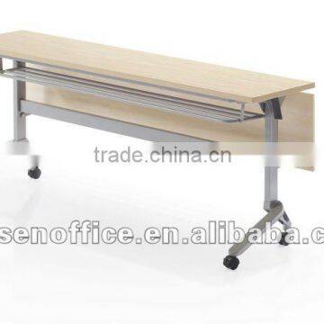 folded training desk
