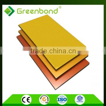 Greenbond waterproof long guarantee period fireproof high gloss acp price for signboard