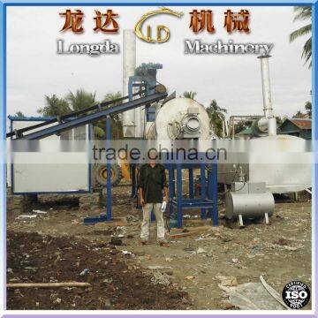 Drum asphalt mixing plant