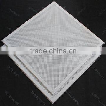 Widely Used White Aluminum Perforated 2x2 Acoustic Ceiling Tiles/Panel