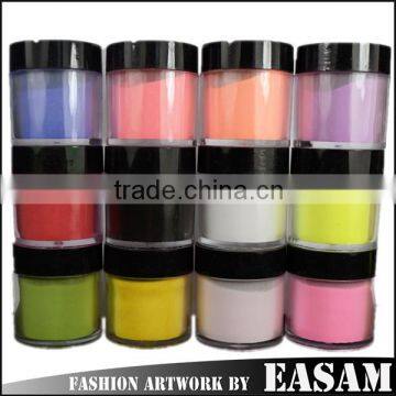 hot 10g 12ml nail art carving powder,color acrylic nail powder,glitter acrylic nail powder