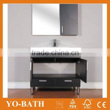 YO-LOO17 Modern Vanity Bathroom Cabinet Set With Mirror/black photo-4