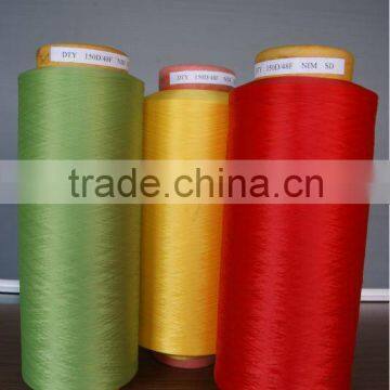 polyester DTY Semi Dull dope dyed yarn