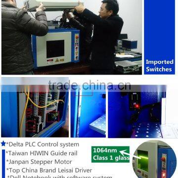 Keyland 10W 20W 30W 50W Fiber Laser Marking Machine With Protective Cover photo-2