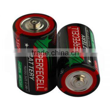 Perfecell Brand Size d Batteries Zn-mnO2 1.5v R20 Um-1 d Carbon Battery photo-2
