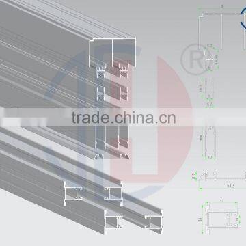 Aluminum Frame Wardrobe Door ; Closet ; PVC FOLDING DOOR ; Sliding Door Track photo-5