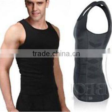 Firm slimming waist shaper corset slim fitness body shaper vest for men