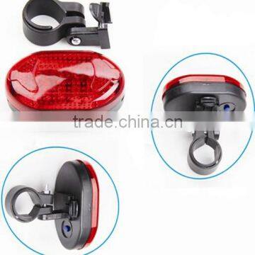 High Intensity Red 5 LED Bike - Bicycle - Cycling Flashing Rear Safety Tail Light