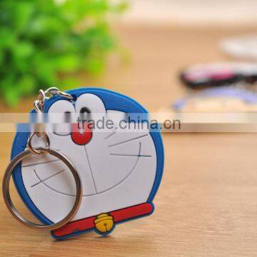 3D silicone cartoon keychain/silicone keychain/keyring