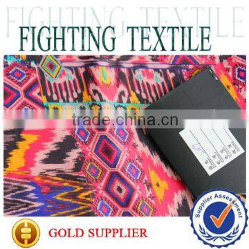 custom design 100%polyester 75d printed flower chiffon/dobby georgette fabric