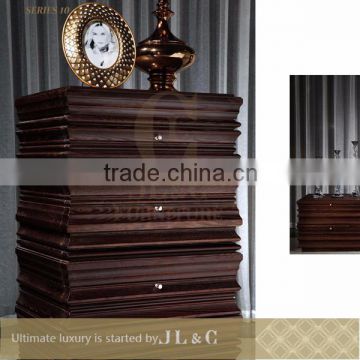 AB10-3 Chest of Drawers with Solid Wooden Corner Cabinet Design Custom Cabinets Bedroom from JL&C Luxury Home Furniture