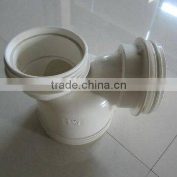 Plastic Belling Three-Way Tee With Thread Pipe Fitting Injection Mould/Collapsible Core