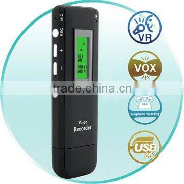 USB Built-in 4GB Digital Voice Recorder Dictaphone MP3 Player Telephone Voice Recorder Pen