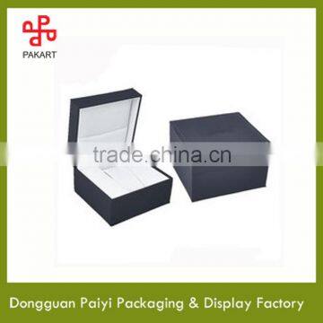 luxury black wooden watch display box