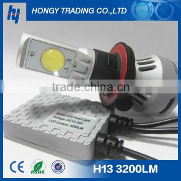 12v car head led lights h13 6400lm