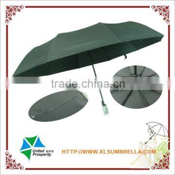 27inch windproof golf folding green market umbrella for sale