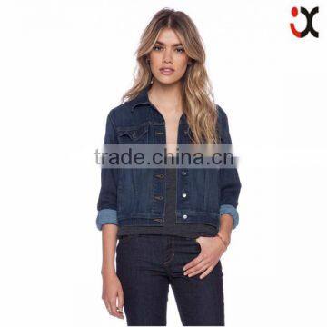 2015 blue denim jackets for women made in chinaJXH418