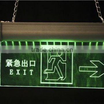 Super sturdy and durable Crystal Acrylic LED Traffic sign