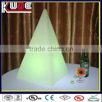 LED illuminous furniture decoration plastic egyptian pyramid/garden decorative pyramid