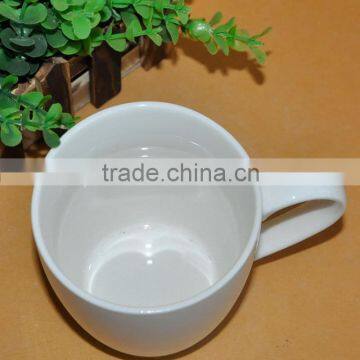 low price&high quality customized white blank ceramic mug