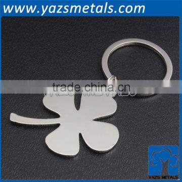 Soft Enamel Metal Four Leaf Clover Keychain photo-2