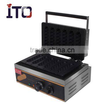 CI-008 Electric Hot Dog Crispy Machine with 6 Holes