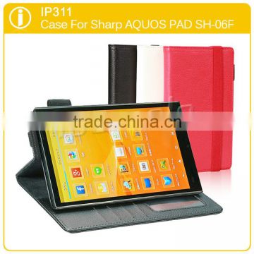 Most selling product in alibaba tablet case for Sharp AQUOS PAD SH-06F