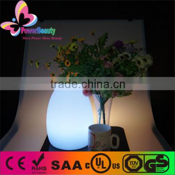 new waterproof led change color egg table lamp lighting by remote control