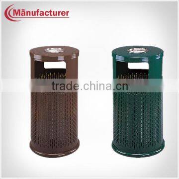 Outdoor Litter Rubbish Bin & Cigarette/Smoking Ash Tray Bin/Metal waste paper bin