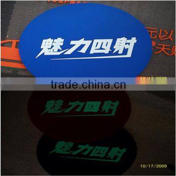 Factory direct sale promotional gift silicone non-slip LED cup coasters available with all sizes