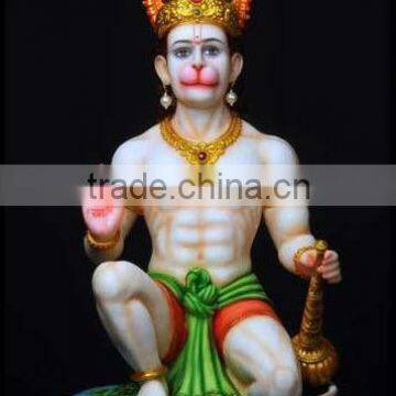 Lord Hanuman Marble Statue