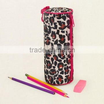 2013 girl leopard school pencil case