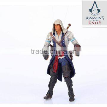 Customize lifelike realistic famous play games assassin's creed hero character role moveable pvc1/6 action figures collect ODM