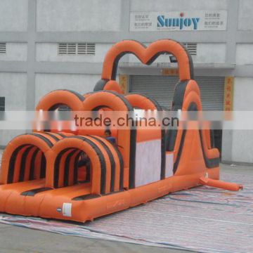 SUNJOY Funny indoor small inflatable children game,inflatable obstacle course