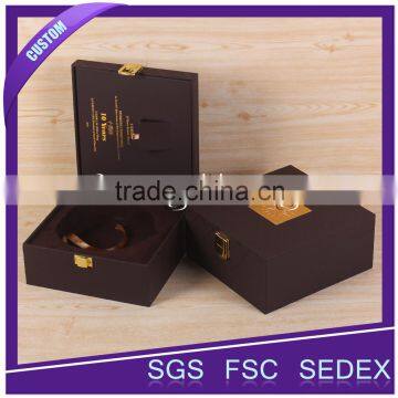 Accept Custom Order Metal Hinged Lid Mdf Wooden Box photo-5