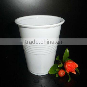 White PP Plastic Disposable Drinking Cup 7 OZ