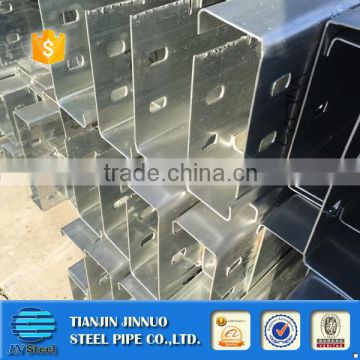 Galvanized Roll Formed Steel Slotted Carbon C Channel