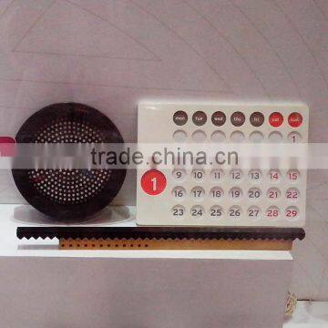 Acrylic sign holder rotating pen holder