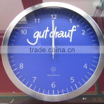 12 Inch Stainless Steel Wall Clock photo-2