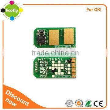 Comaptible cartridge chip for OKI C301 321 wholesale toner chip made in China