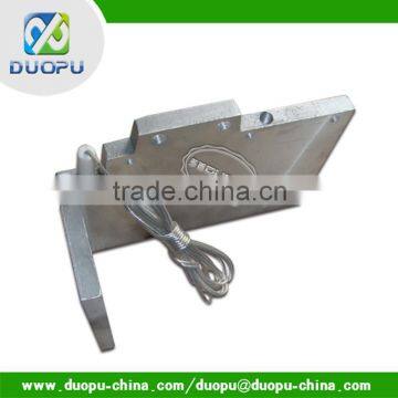 L shaped electric cast aluminum heater