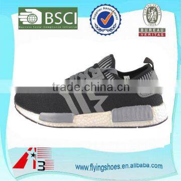 slip on comfortable flyknit weave lightweight running shoes