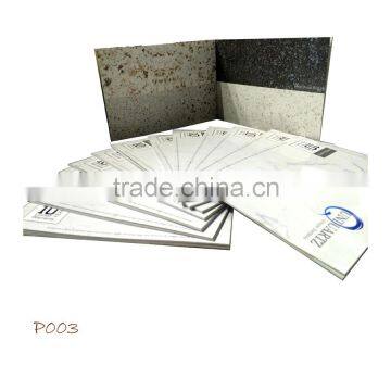 chrome coated papers made company info brochure/ stone fair products brochure P003