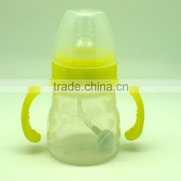 high quality food grade baby feeding bottle with spoon