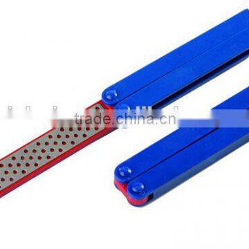 Double-sided fold diamond sharpener