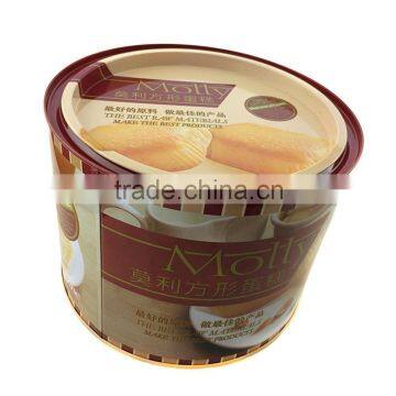 dongguan small round household aluminum cereal tin box