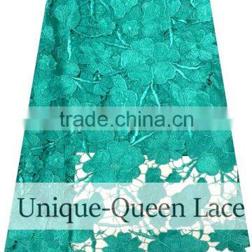 2016 Cord Lace Embroidery/african Guipure Lace Fabric for Wedding Dress/guipure Lace Fabric/guipure Lace photo-5
